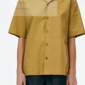 Tibi Eco Poplin Camp Shirt Size Small 100 Percent Cotton